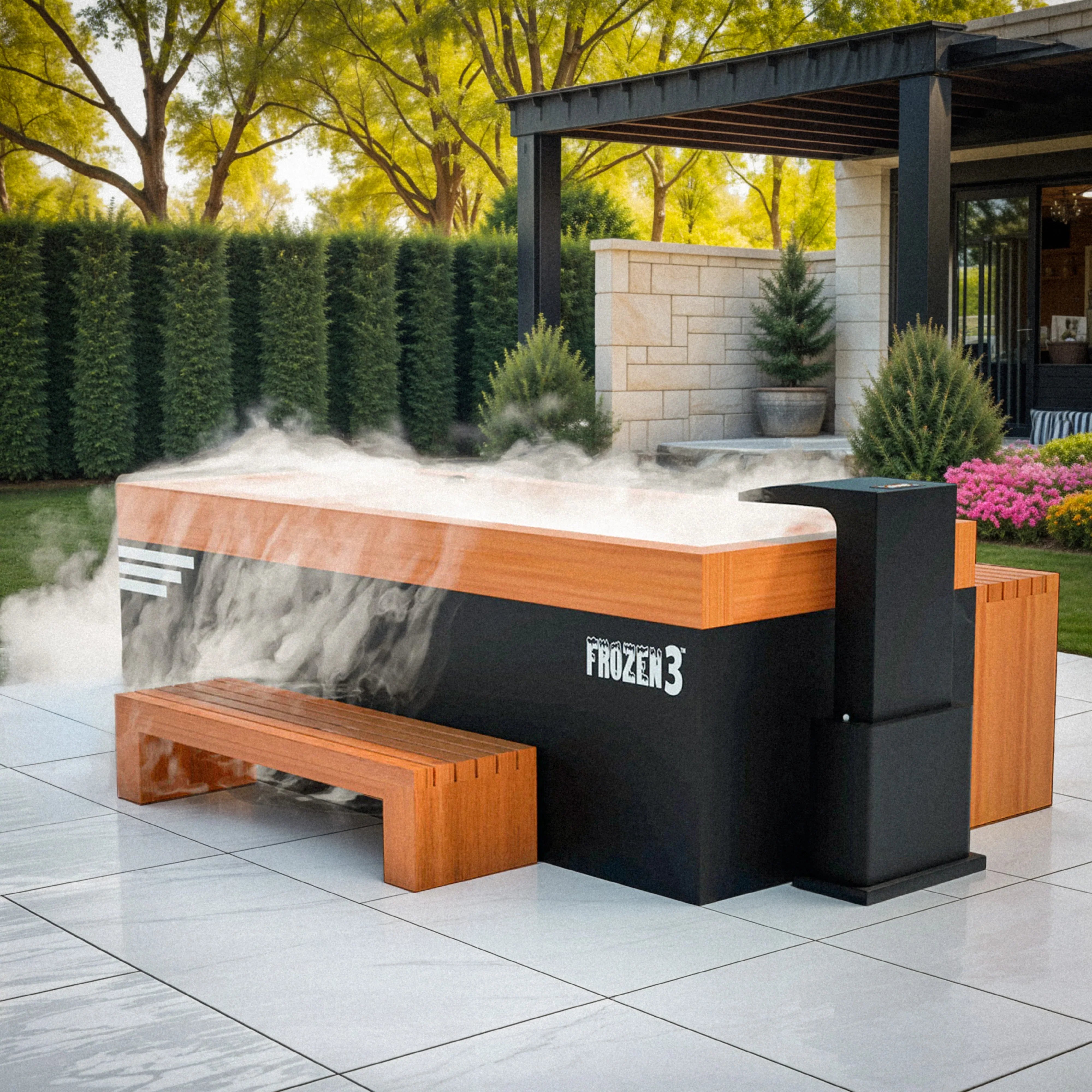 Frozen 3™ Cold Plunge + Accessories Kit + Essential Oil Infuser & Steam Generator