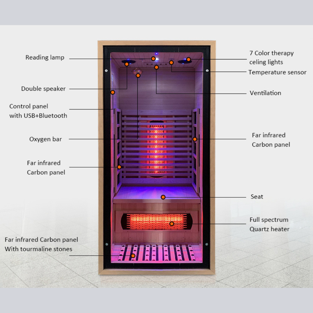 Full Spectrum Infrared Sauna- 1 Person