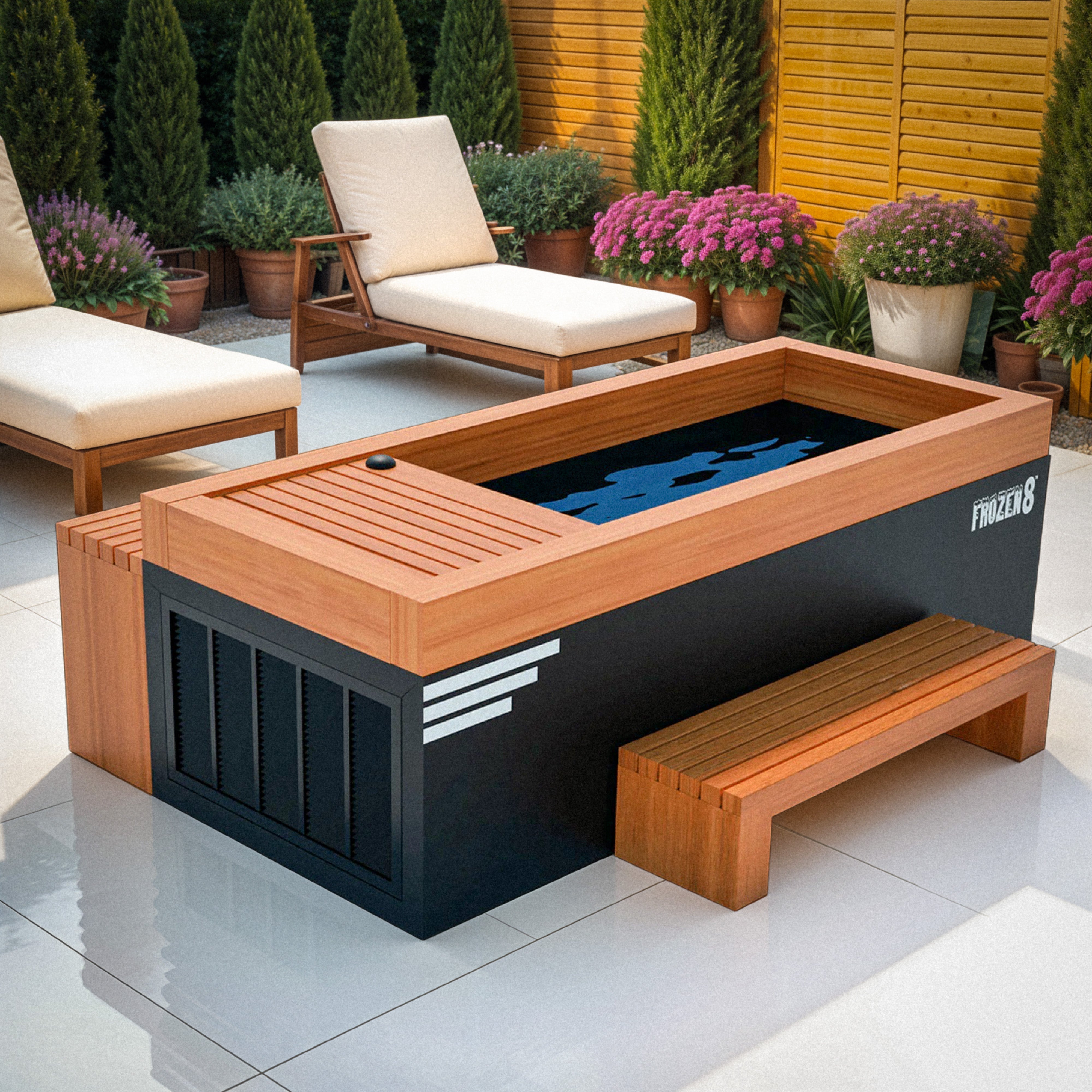 Frozen 8™ Cold Plunge Commercial Heavy-Duty with Complete Accessories Kit