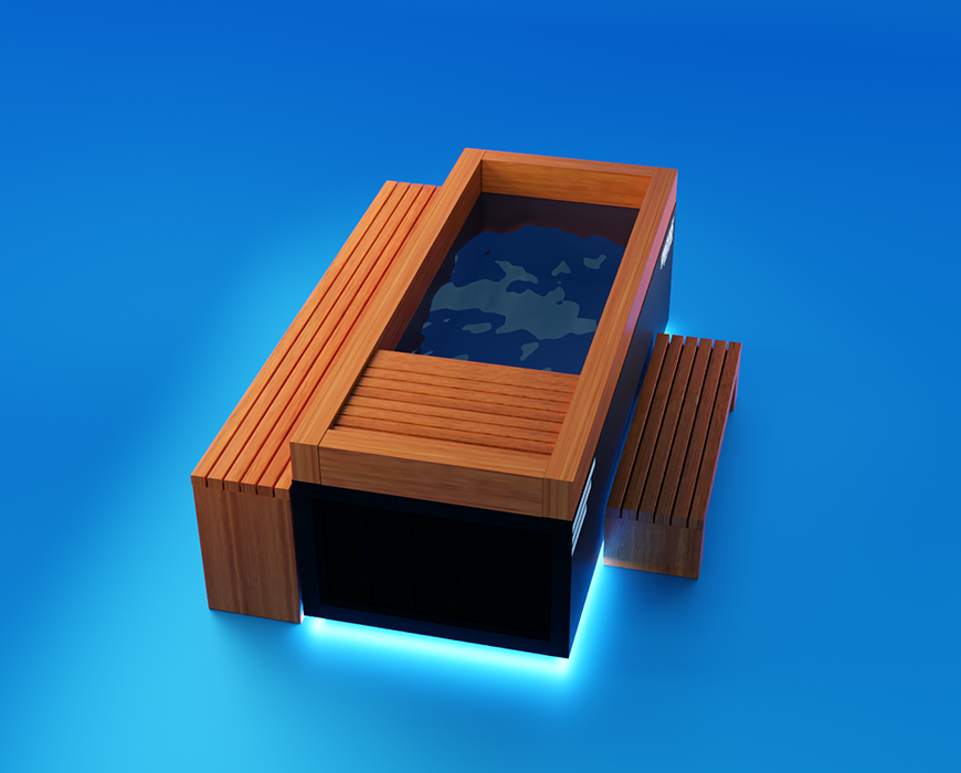 Frozen 5™ Cold Plunge X-Large with Complete Accessories Kit