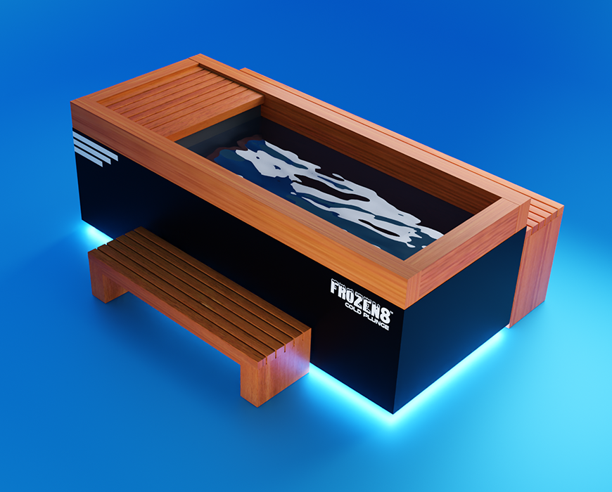 Frozen 8™ Cold Plunge Commercial Heavy-Duty with Complete Accessories Kit