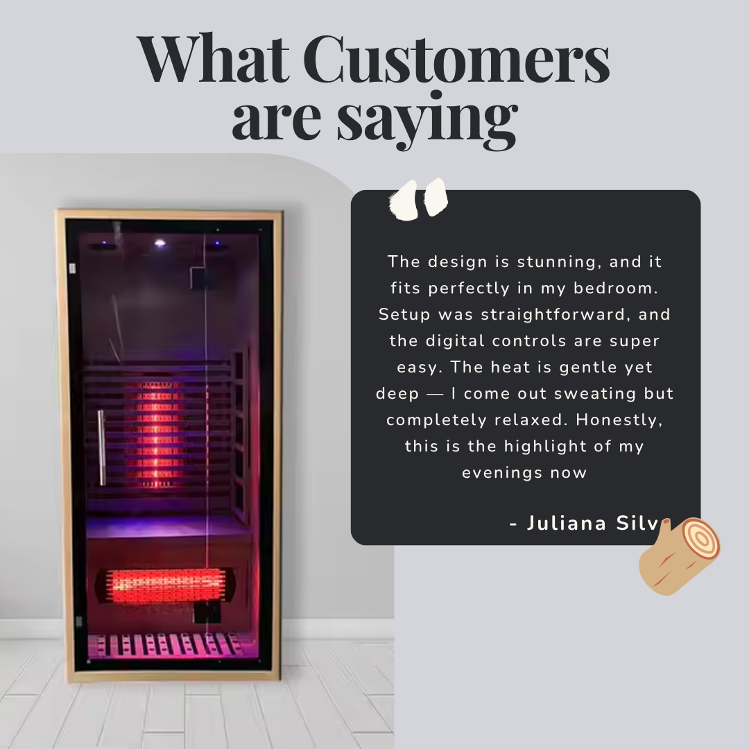 Full Spectrum Infrared Sauna- 1 Person