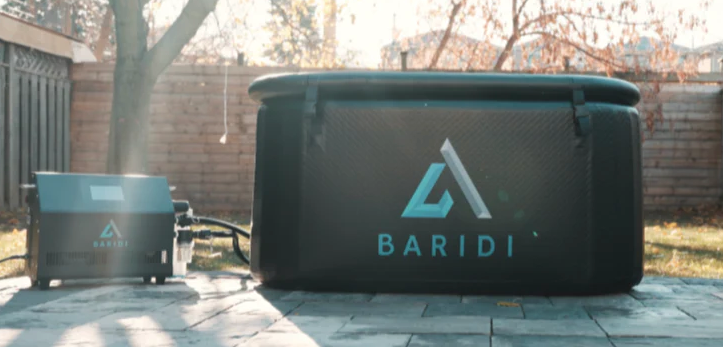 Baridi Inflatable Cold Plunge Tub w/ Premium Chiller
