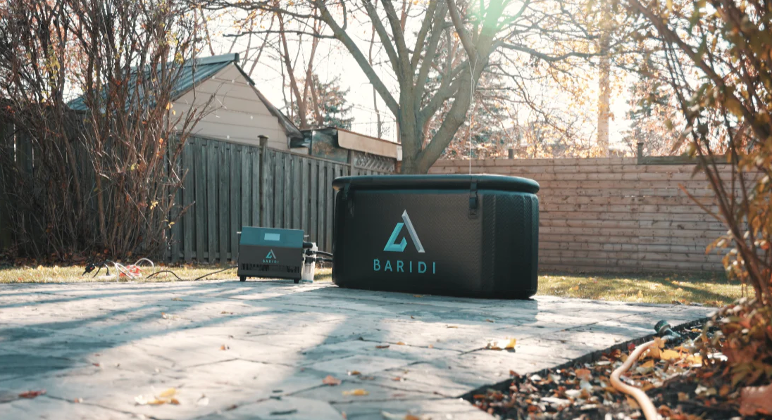 Baridi Inflatable Cold Plunge Tub w/ Premium Chiller