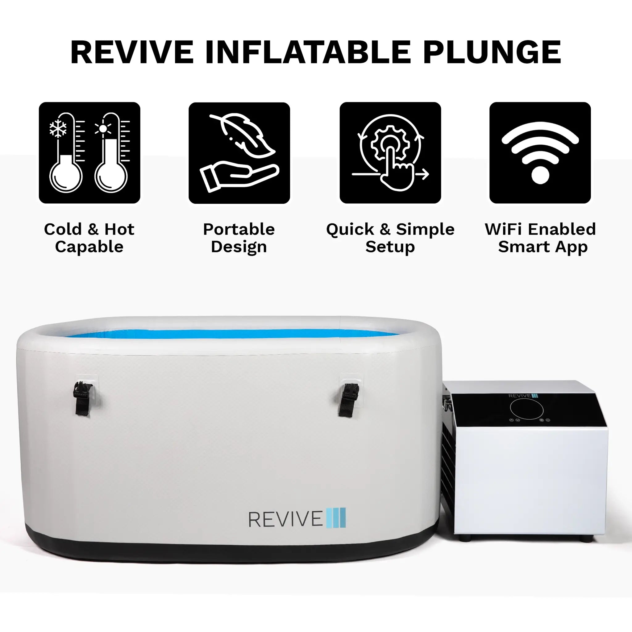 Revive Inflatable Cold Plunge w/ Chiller