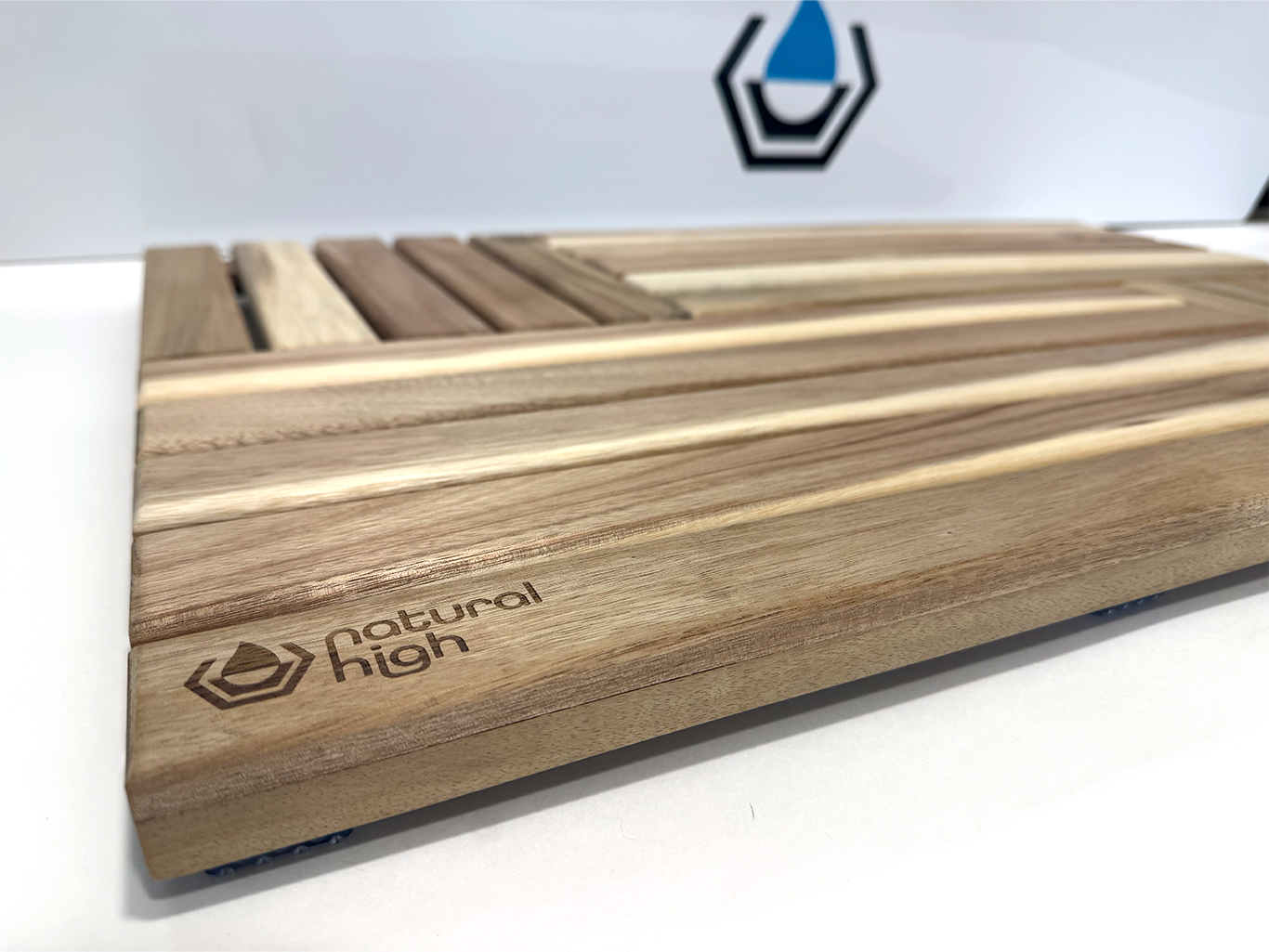 Natural High Acacia Wood Drip Mat