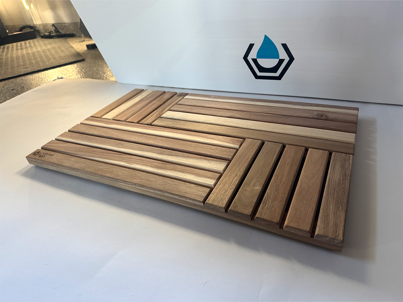 Natural High Acacia Wood Drip Mat