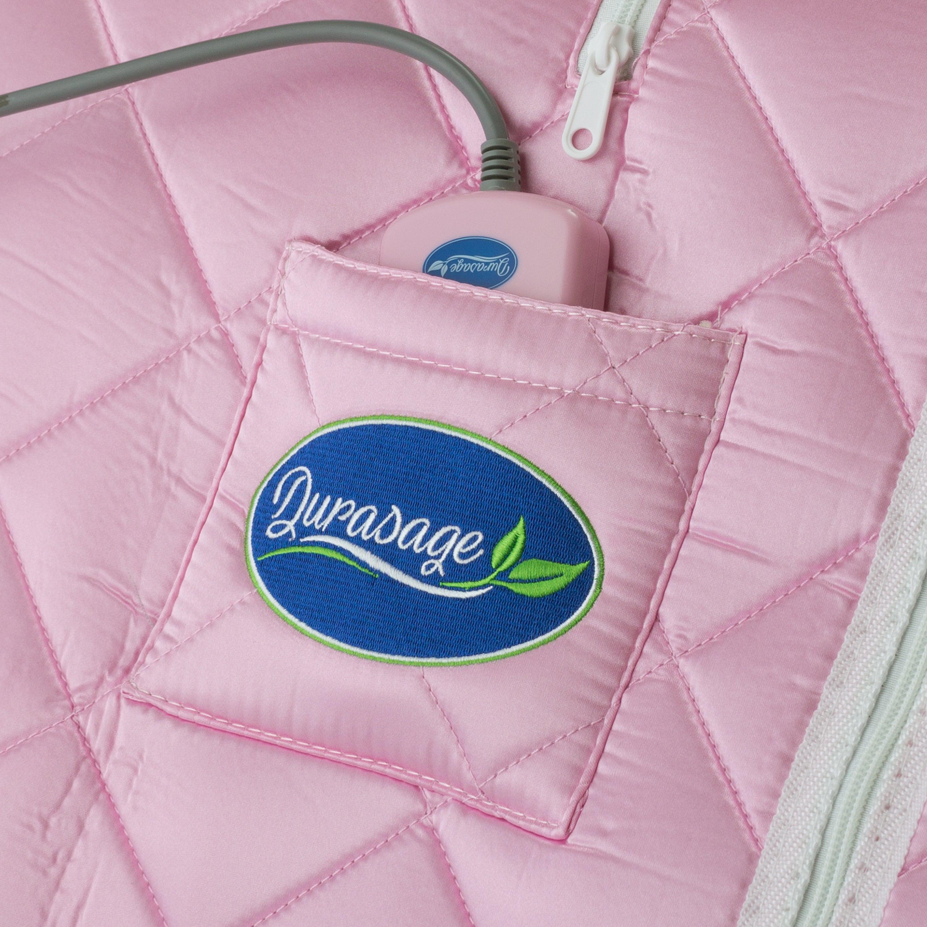 Large Portable Low EMF Negative Ion Indoor Sauna with Chair and Heated Footpad Included - Light Pink