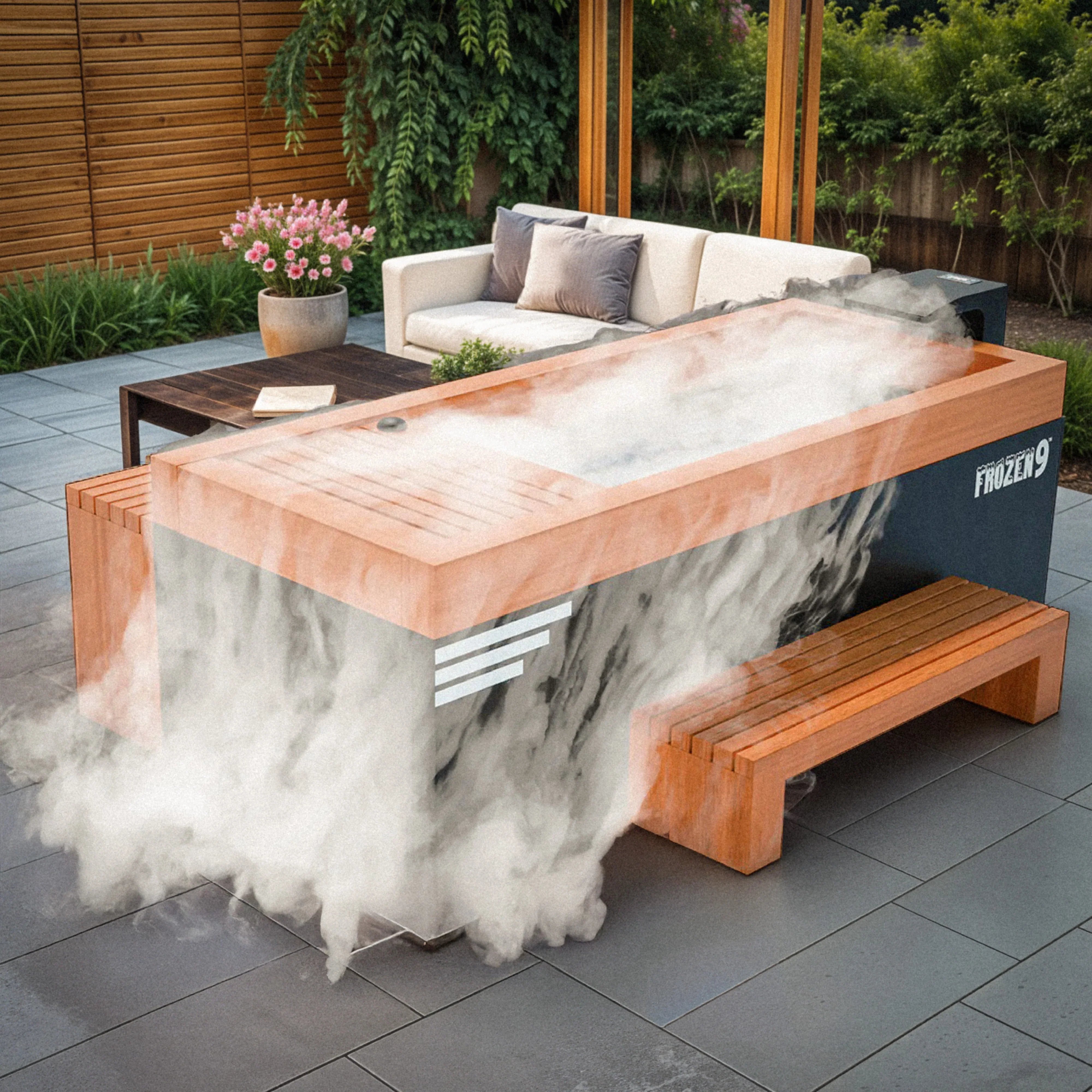 Frozen 9™  Cold Plunge  The Ultimate Commercial Multi-Sensory Recovery System