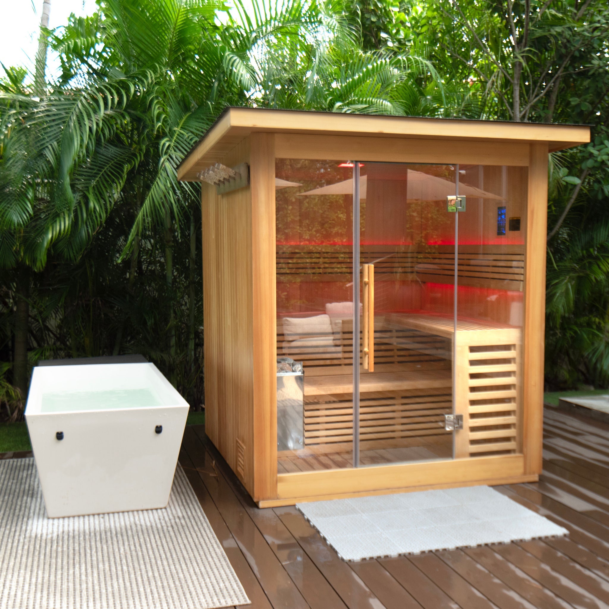 Revive 6 Person Traditional Hemlock Sauna