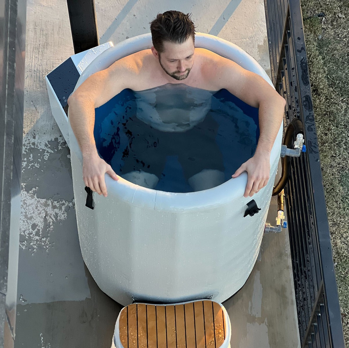 Revive Inflatable Barrel Plunge w/ Chiller