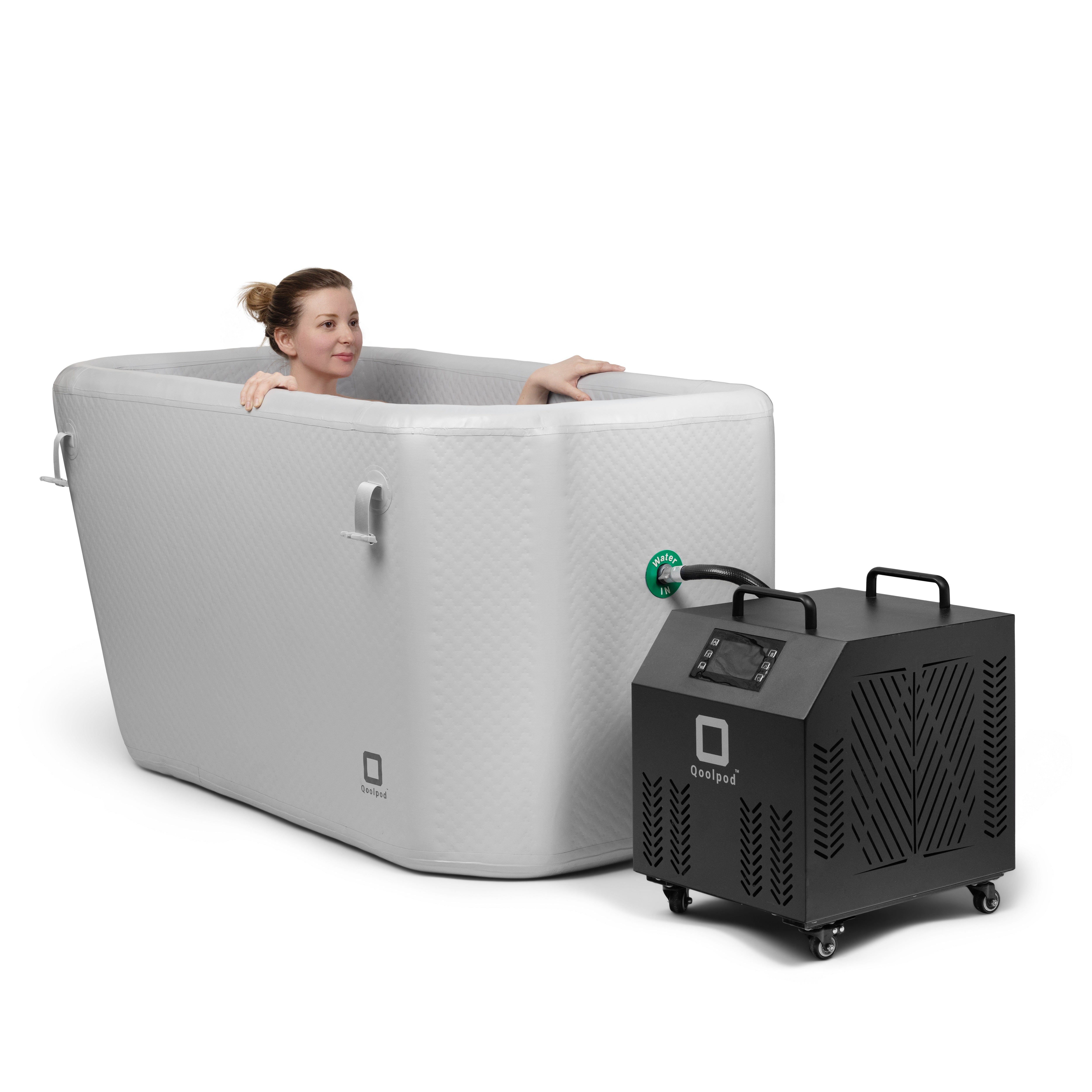 Qoolpod Air Inflatable Cold Plunge w/ 1HP Chiller