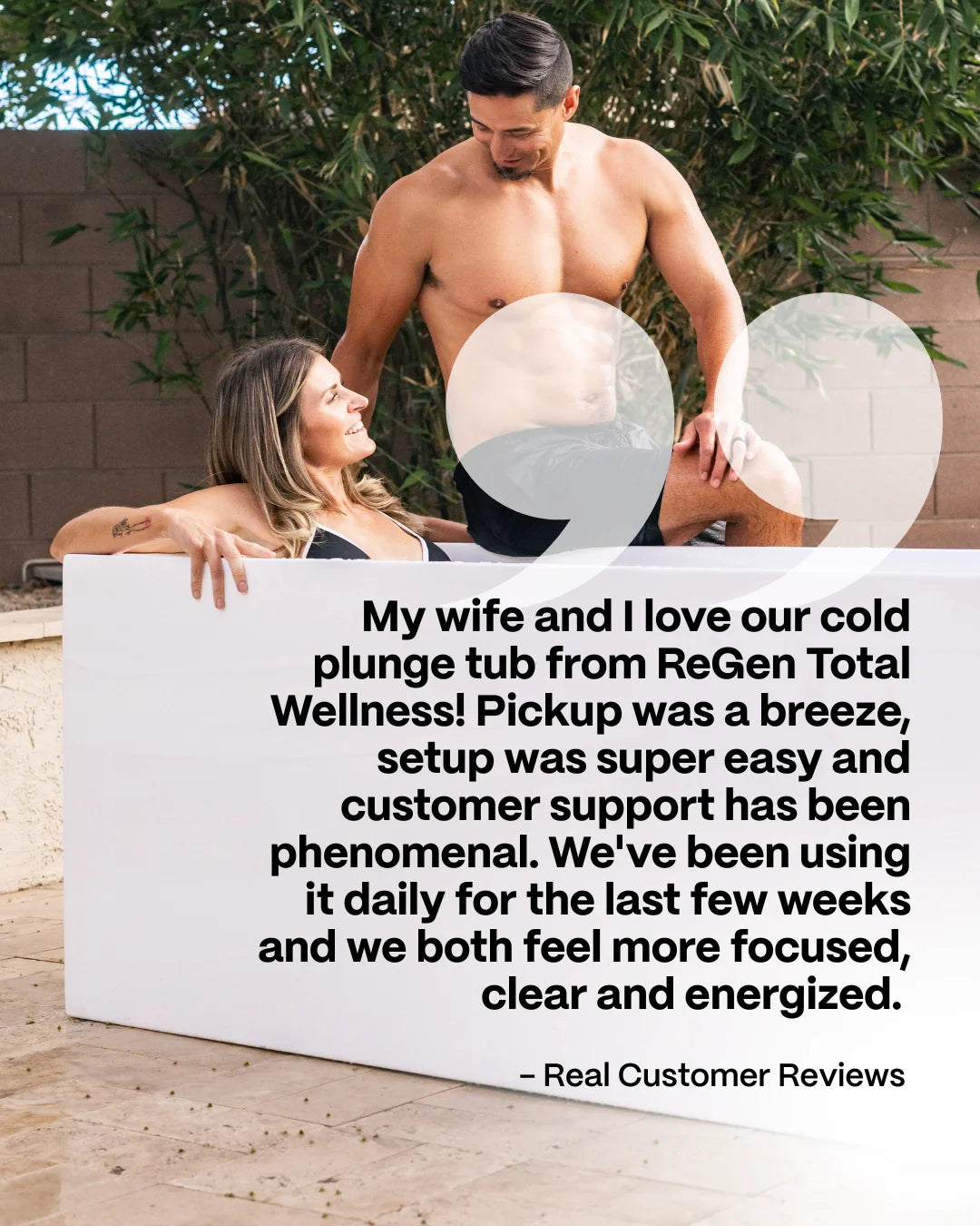 Regen Total Wellness The OG Cold Plunge Tub w/ 1HP Chiller