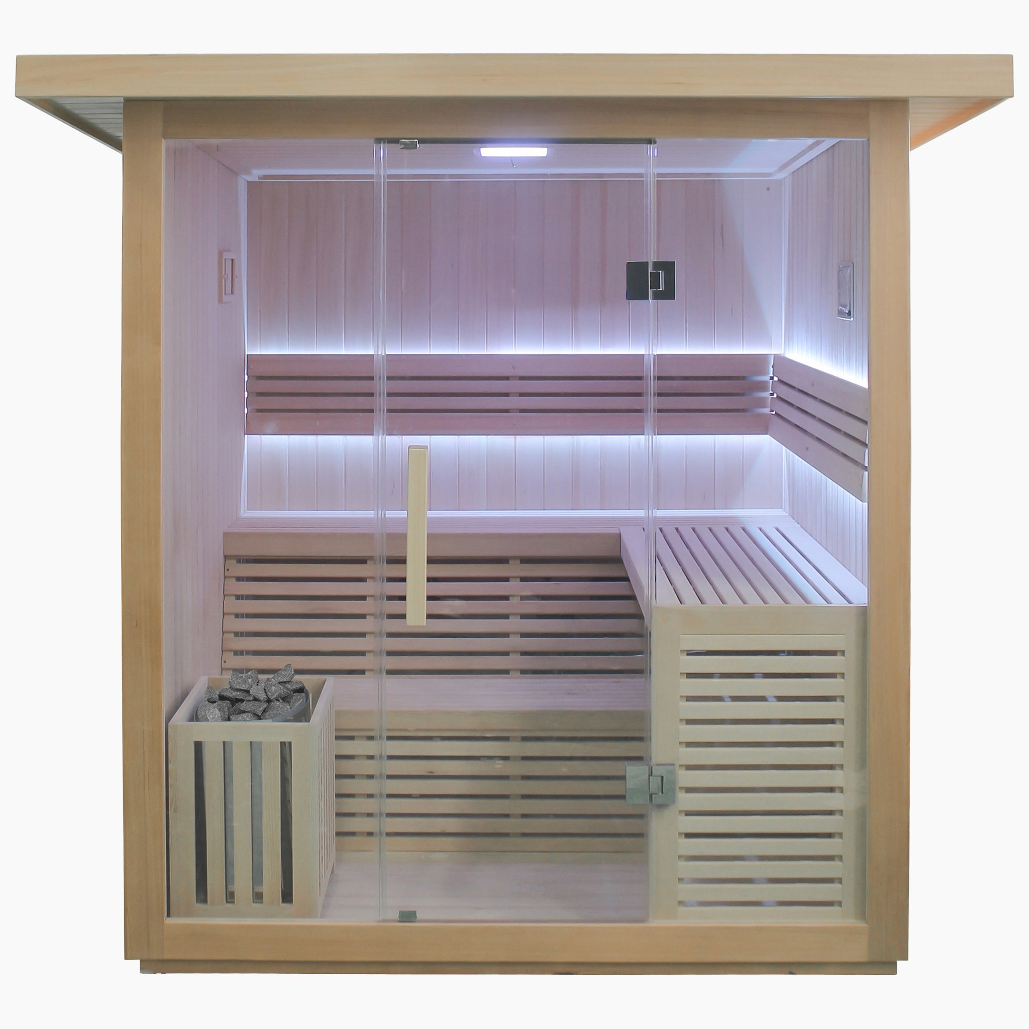 Revive 6 Person Traditional Hemlock Sauna