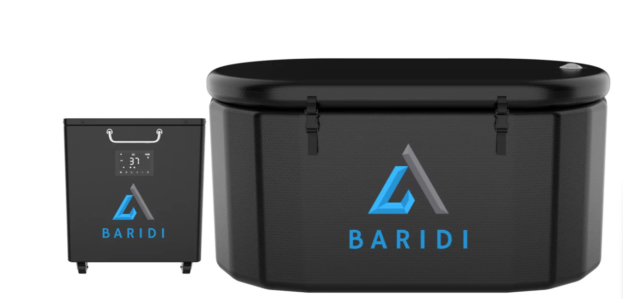 Baridi Inflatable Cold Plunge Tub w/ Premium Chiller
