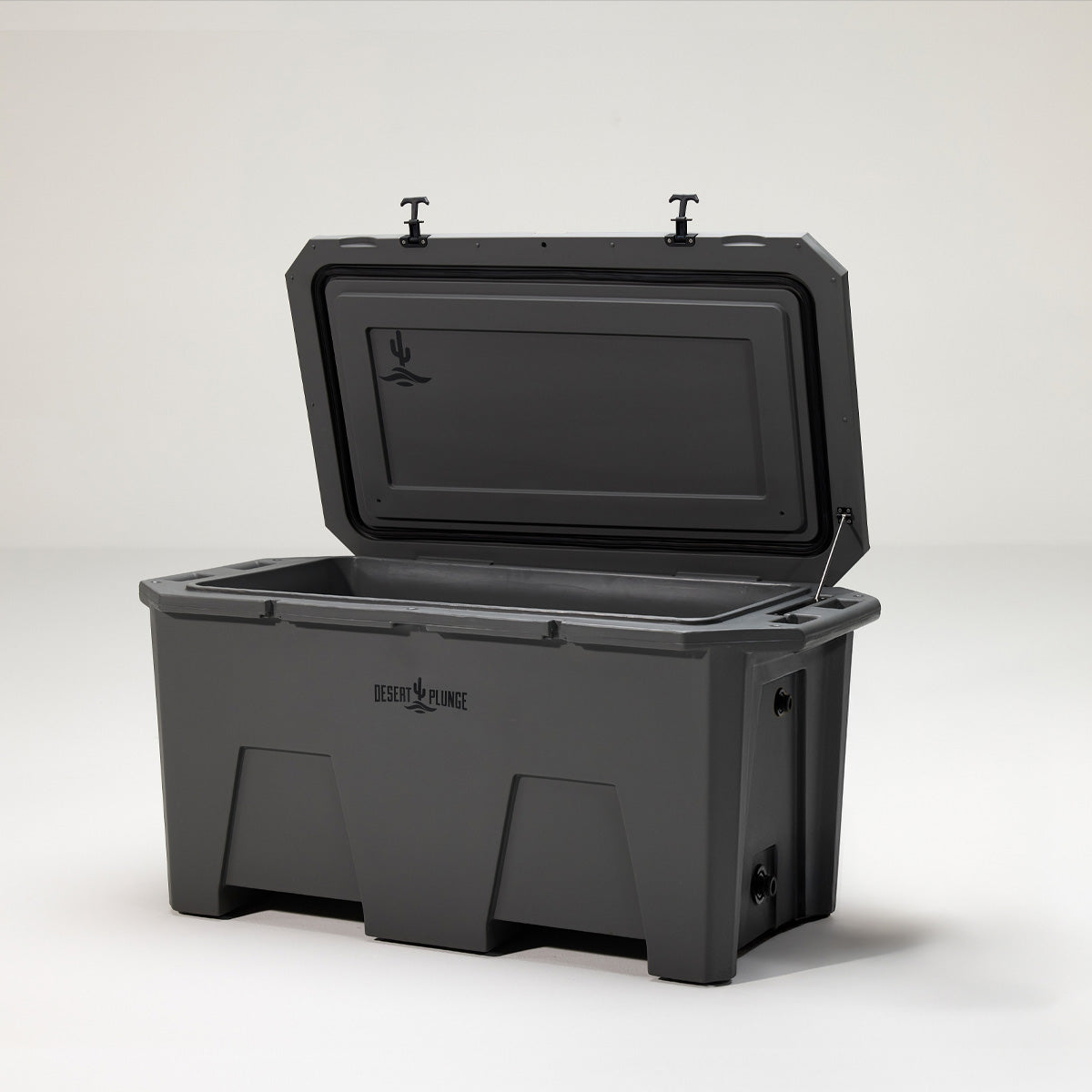 The Desert Plunge Exclusive Cold Plunge Tub DIY Tub Only-Chiller Ready -  Stealth Gray