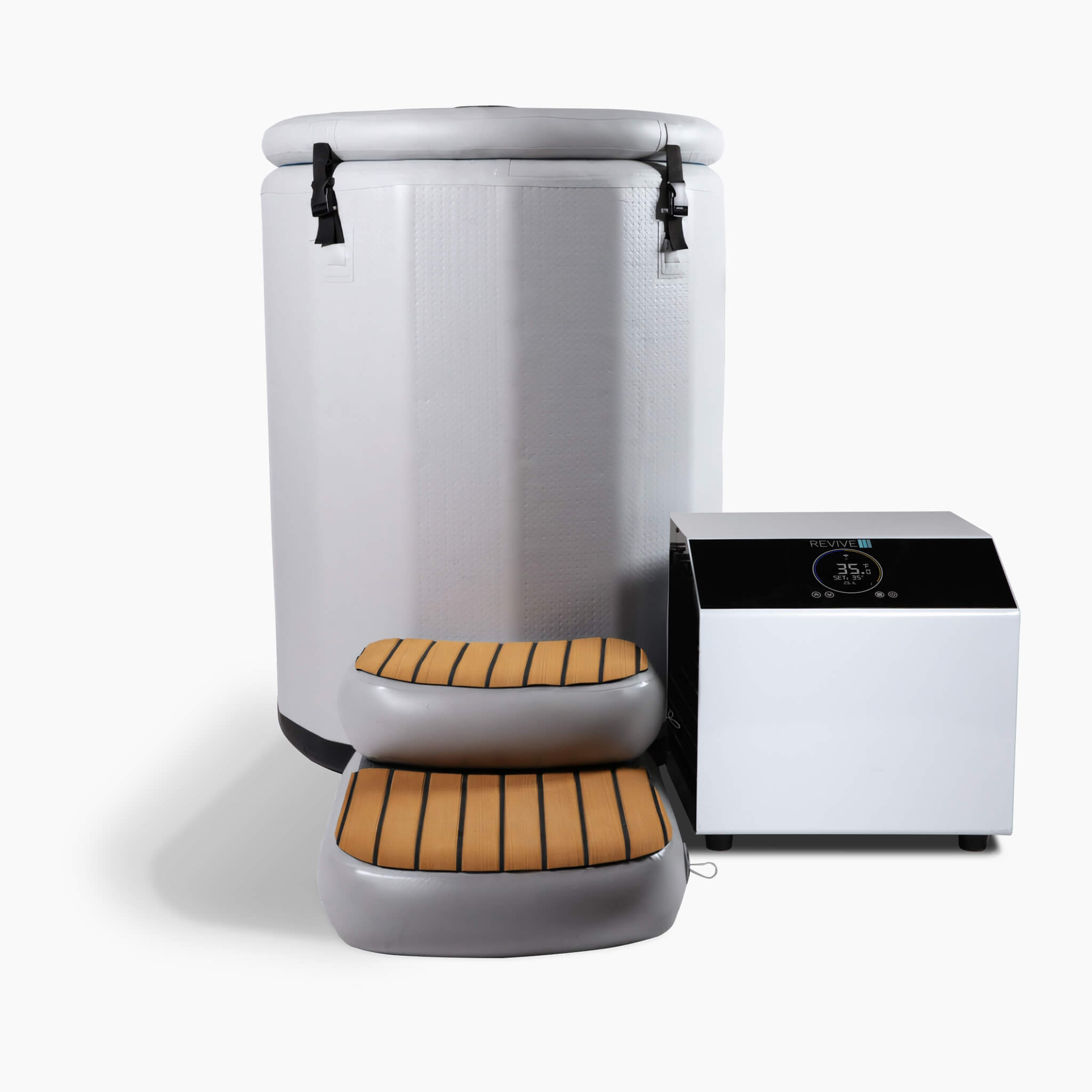 Revive Inflatable Barrel Plunge w/ Chiller