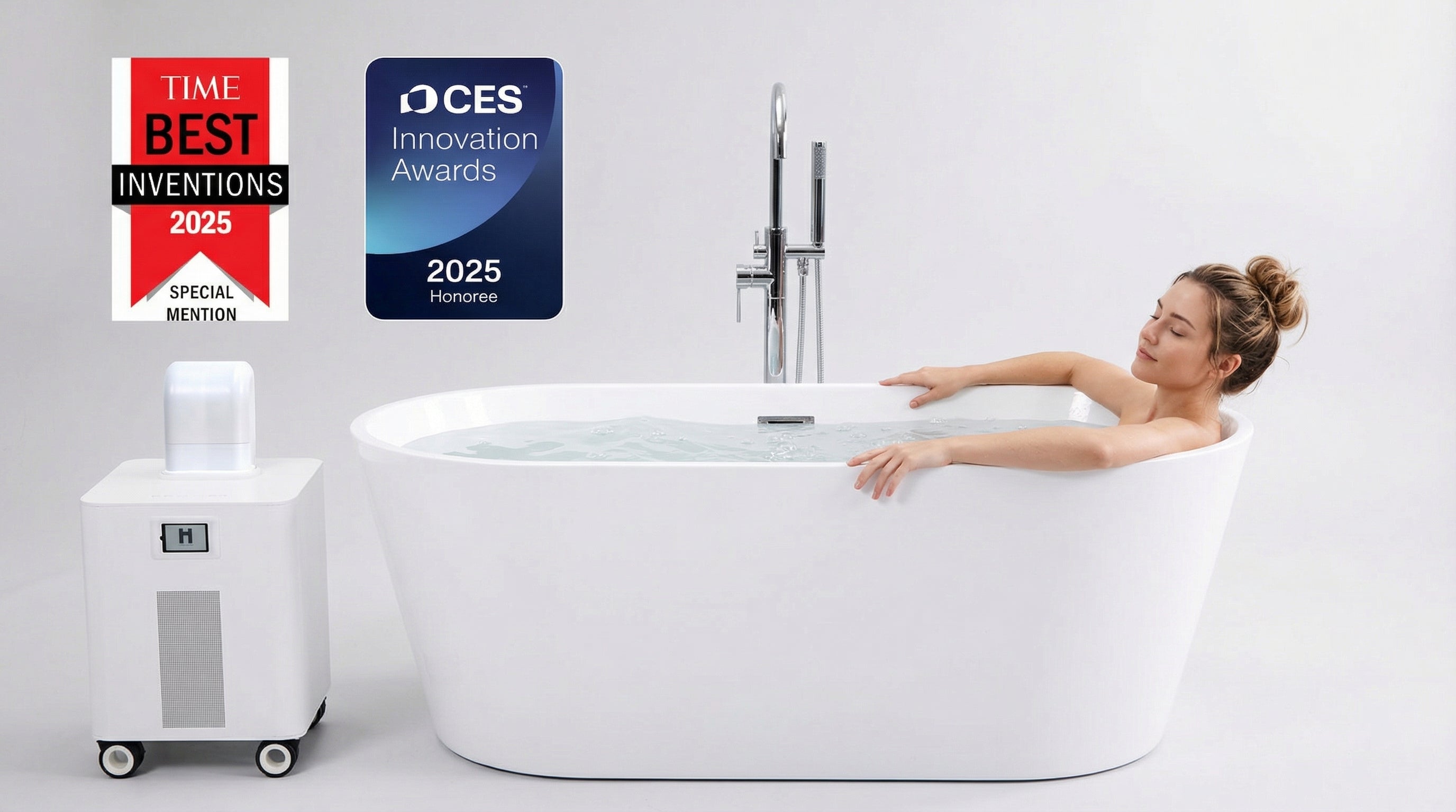 HomePlunge H3 1HP Chiller for Bathtub - Transform Bathtub into Cold Plunge