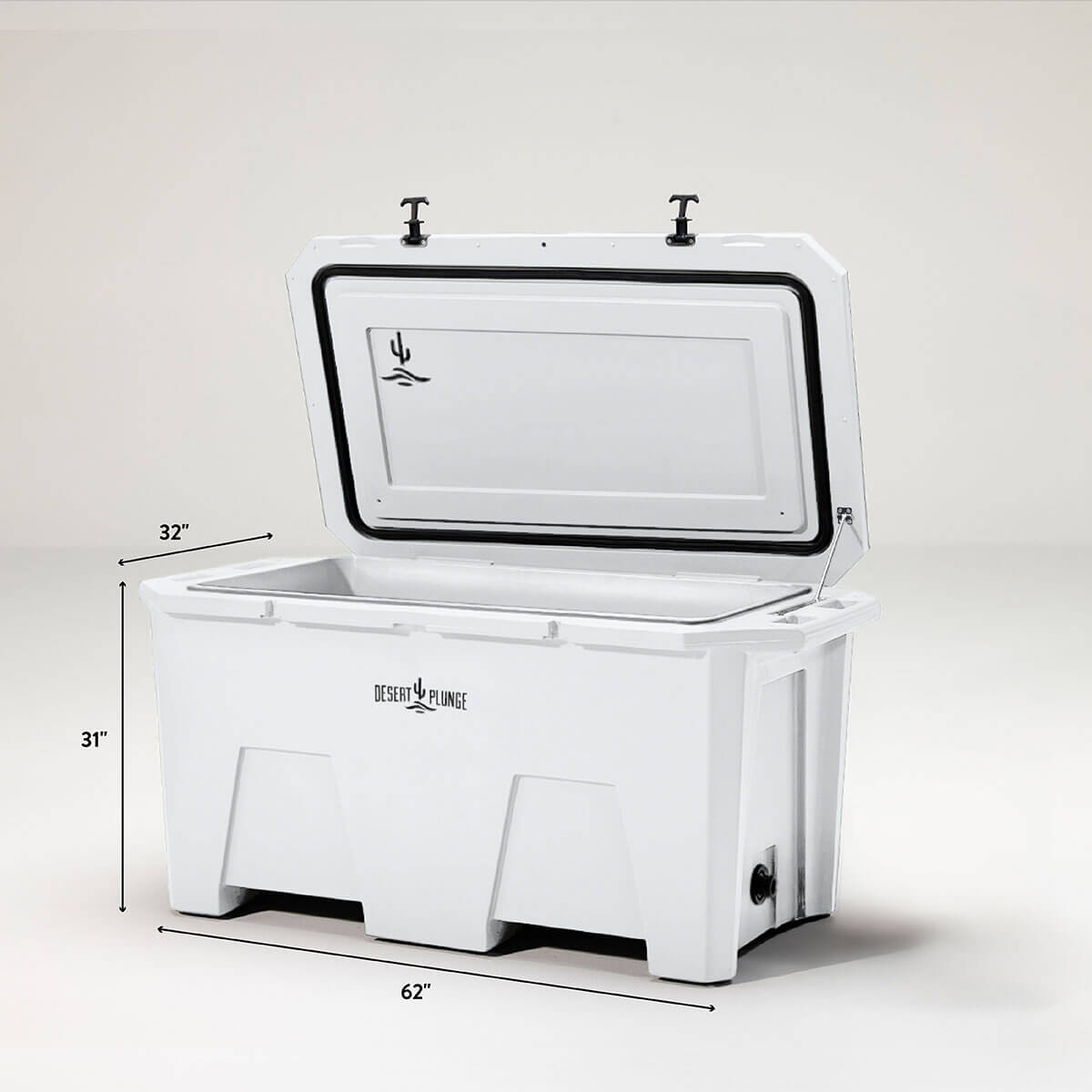 The Desert Plunge Exclusive Cold Plunge Tub DIY Tub Only-Chiller Ready -  White